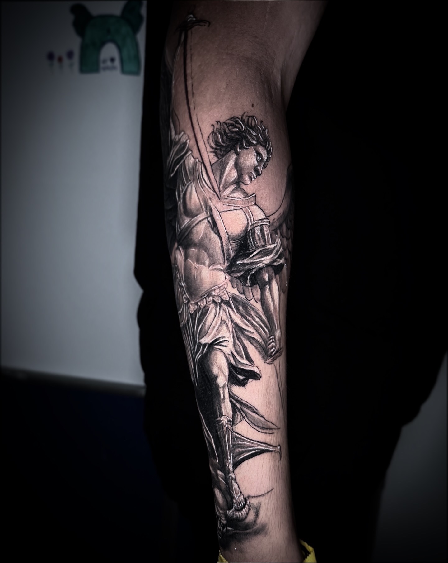 Archangel Forearm — Realism tattoo by rachel