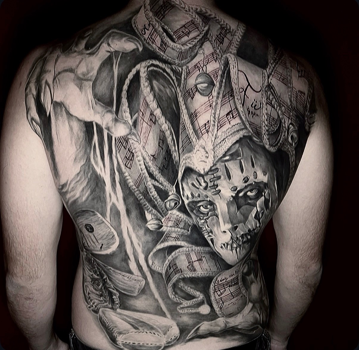 Marionette Back Piece — Realism tattoo by rachel